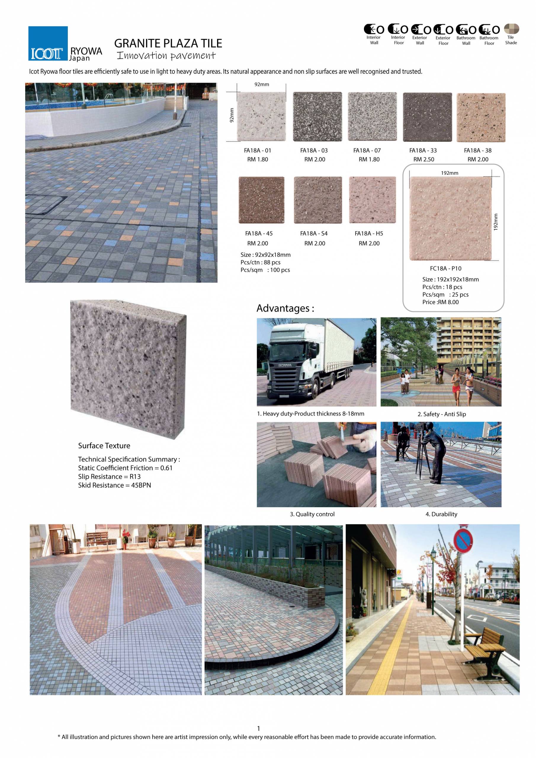Ryowa Granite Tile